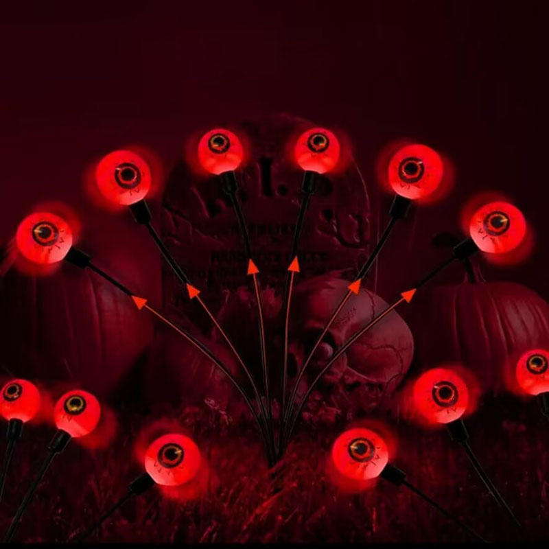 Lámpara LED con forma de estaca que funciona con energía solar