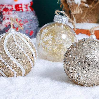 9 pièces – Boule décorative pour sapin de Noël