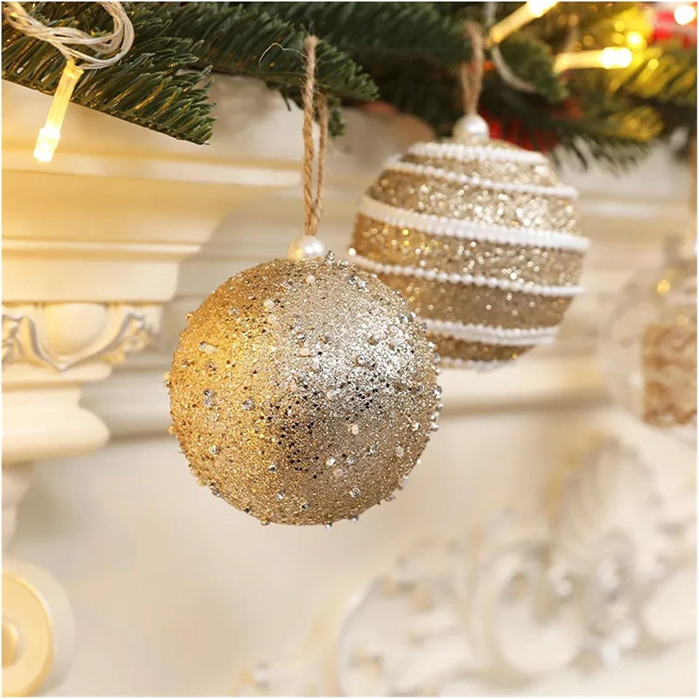 9 pièces – Boule décorative pour sapin de Noël