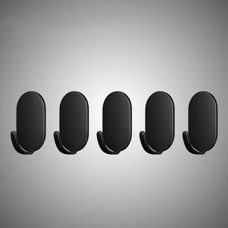 Lot de 5 crochets muraux en métal auto-adhésifs (supporte jusqu'à 20 lb)