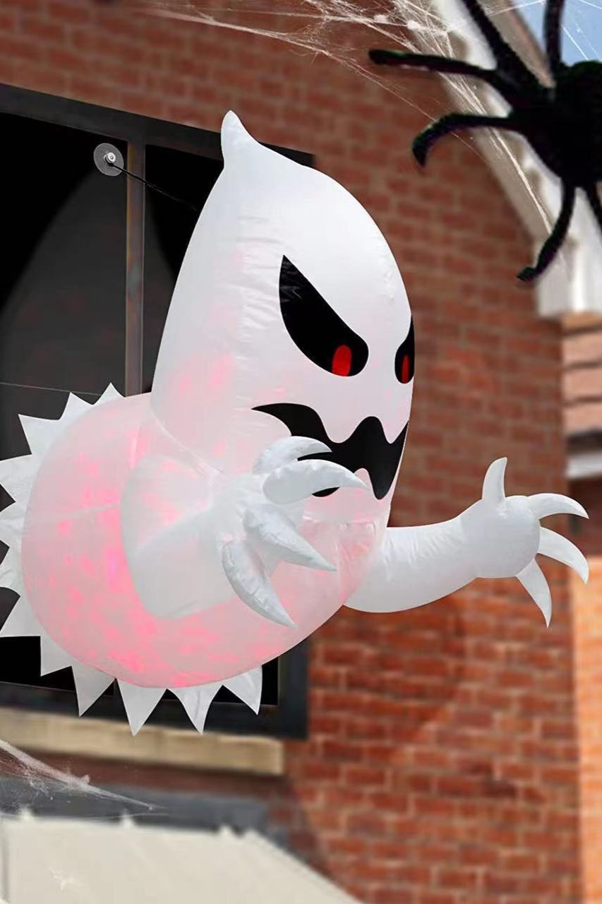 Decoración inflable de fantasmas con luces LED para Halloween