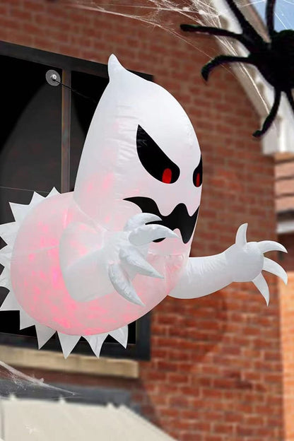 Decoración inflable de fantasmas con luces LED para Halloween