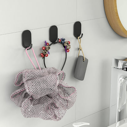 Lot de 5 crochets muraux en métal auto-adhésifs (supporte jusqu'à 20 lb)