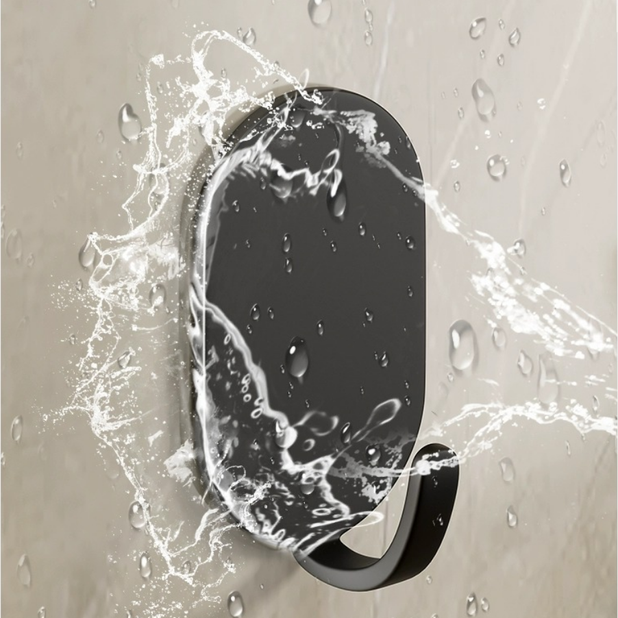 Lot de 5 crochets muraux en métal auto-adhésifs (supporte jusqu'à 20 lb)