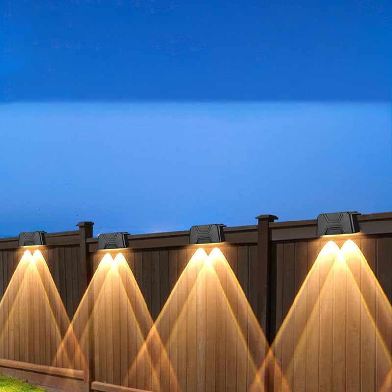 Solar Powered Dual Lens LED Fence Light-Next Deal Shop-Next Deal Shop