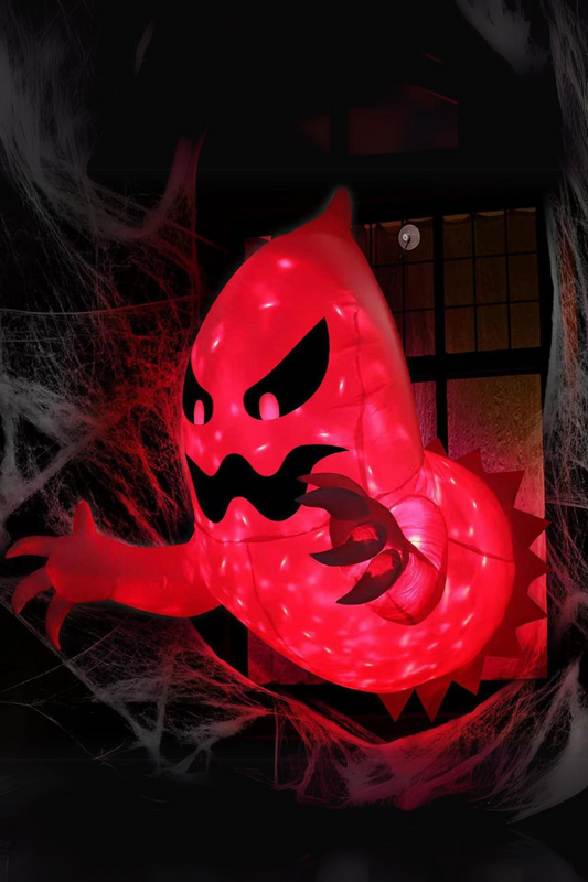 Decoración inflable de fantasmas con luces LED para Halloween