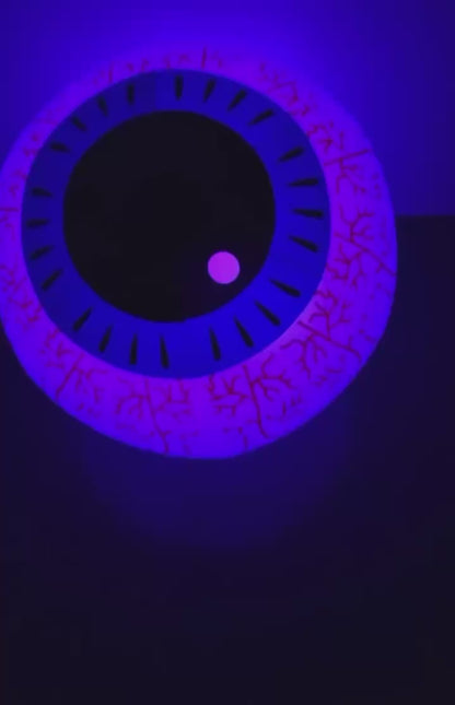 Globo ocular fantasma inflable de Halloween de 16 pulgadas con luz LED